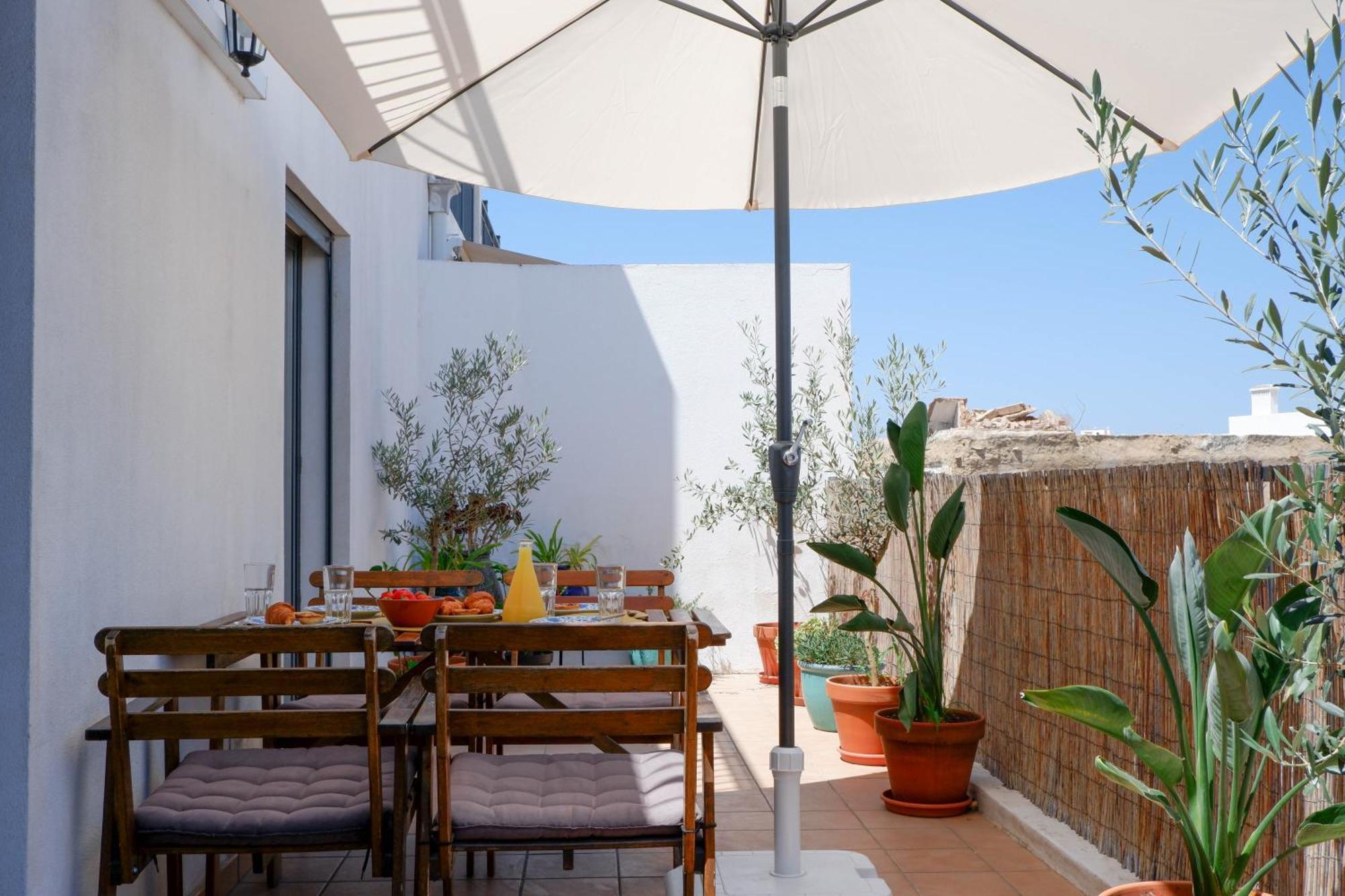 Spacious Terrace, Swimming Pool, Private Parking Olhão Eksteriør billede
